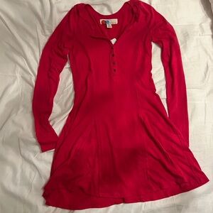 Pink free people dress with tags
